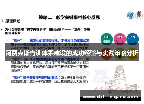阿贾克斯青训体系建设的成功经验与实践策略分析